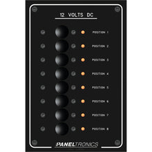 Load image into Gallery viewer, Paneltronics Standard Panel - DC 8 Position Circuit Breaker w/LEDs