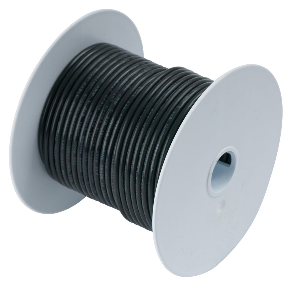 Ancor Black 8 AWG Tinned Copper Wire - 500'