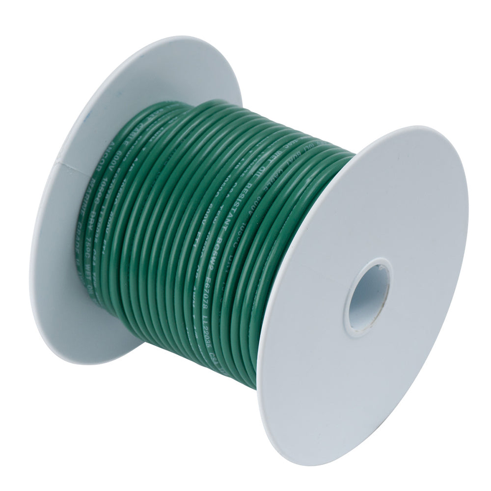 Ancor Green 8 AWG Tinned Copper Wire - 1,000'