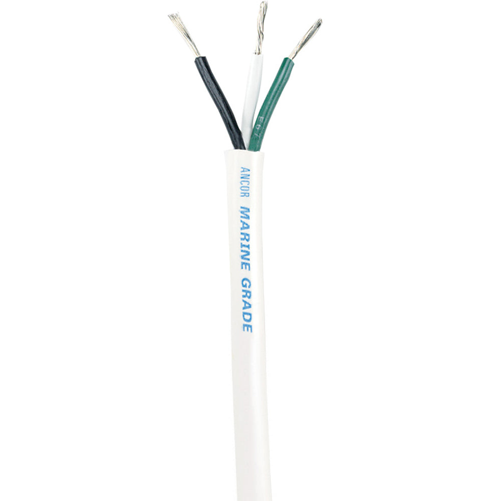 Ancor White Triplex Cable - 16/3 AWG - Round - 250'