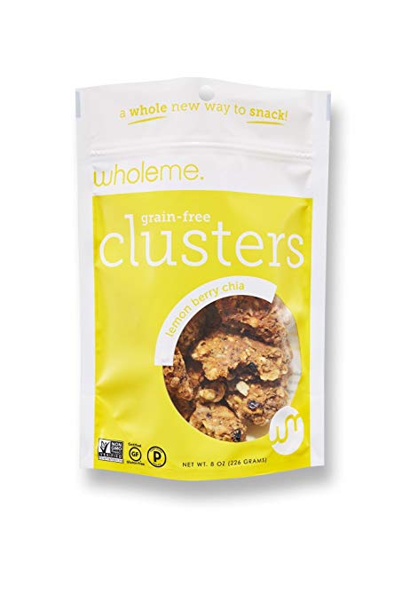 WholeMe, Lemon Berry Chia Grain-Free Clusters, 8 oz