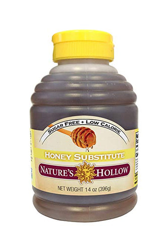 Nature's Hollow Sugar-Free Honey Substitue 14 Ounce, Non GMO, Keto Friendly, Vegan and Gluteen Free - 1 Pack