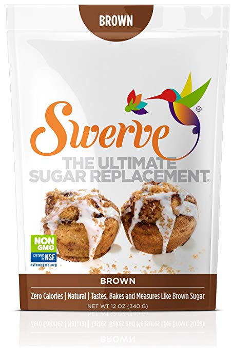 Swerve Sweetener, Brown Bundle, 12 oz pack of 2