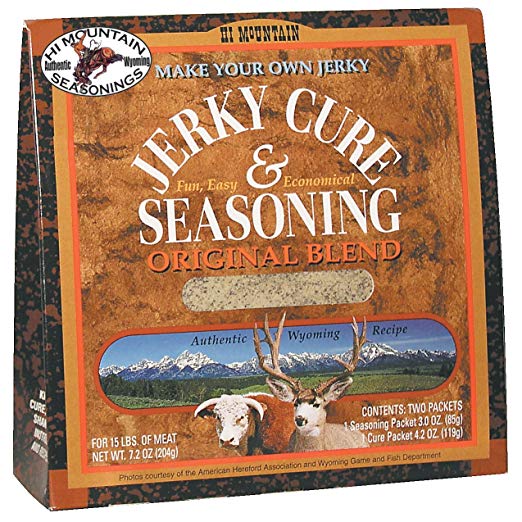 Hi Mountain Jerky Seasoning – Original Blend – Make Your Own Jerky – 7.2 Ounces