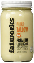 Load image into Gallery viewer, Fatworks Foods Grass Fed Beef Tallow, 14 OZ