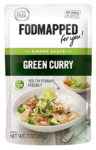 FODMAPPED - Low FODMAP Green Curry Simmer Sauce 7 OZ (200g)