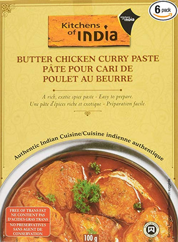 Kitchens of India Butter Chicken Curry Paste, 3.5 Ounce -- 6 per case.